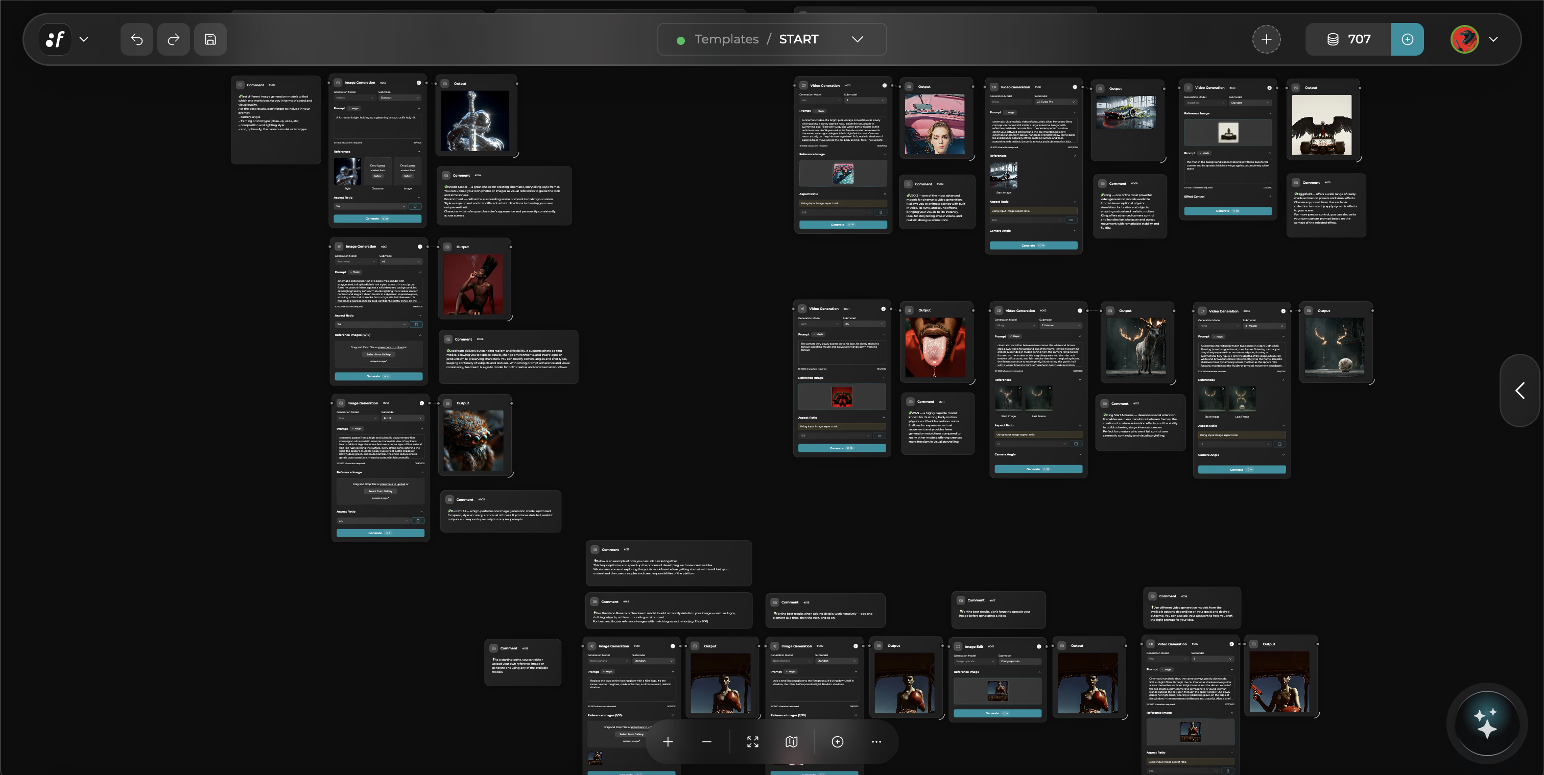 WELCOME workflow interface preview